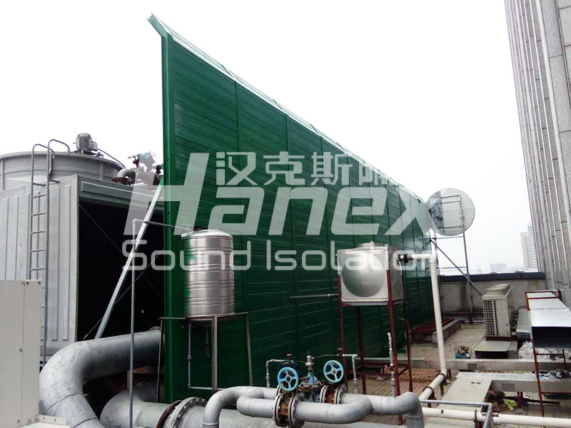 泉州東海開發太古1期新華都生活廣場7樓冷卻塔噪音處理案例
