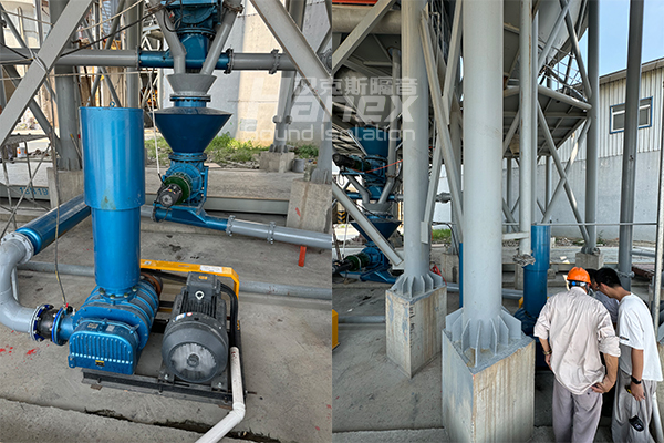 月松建材羅茨風(fēng)機(jī)降噪項目案例-羅茨風(fēng)機(jī)隔聲罩